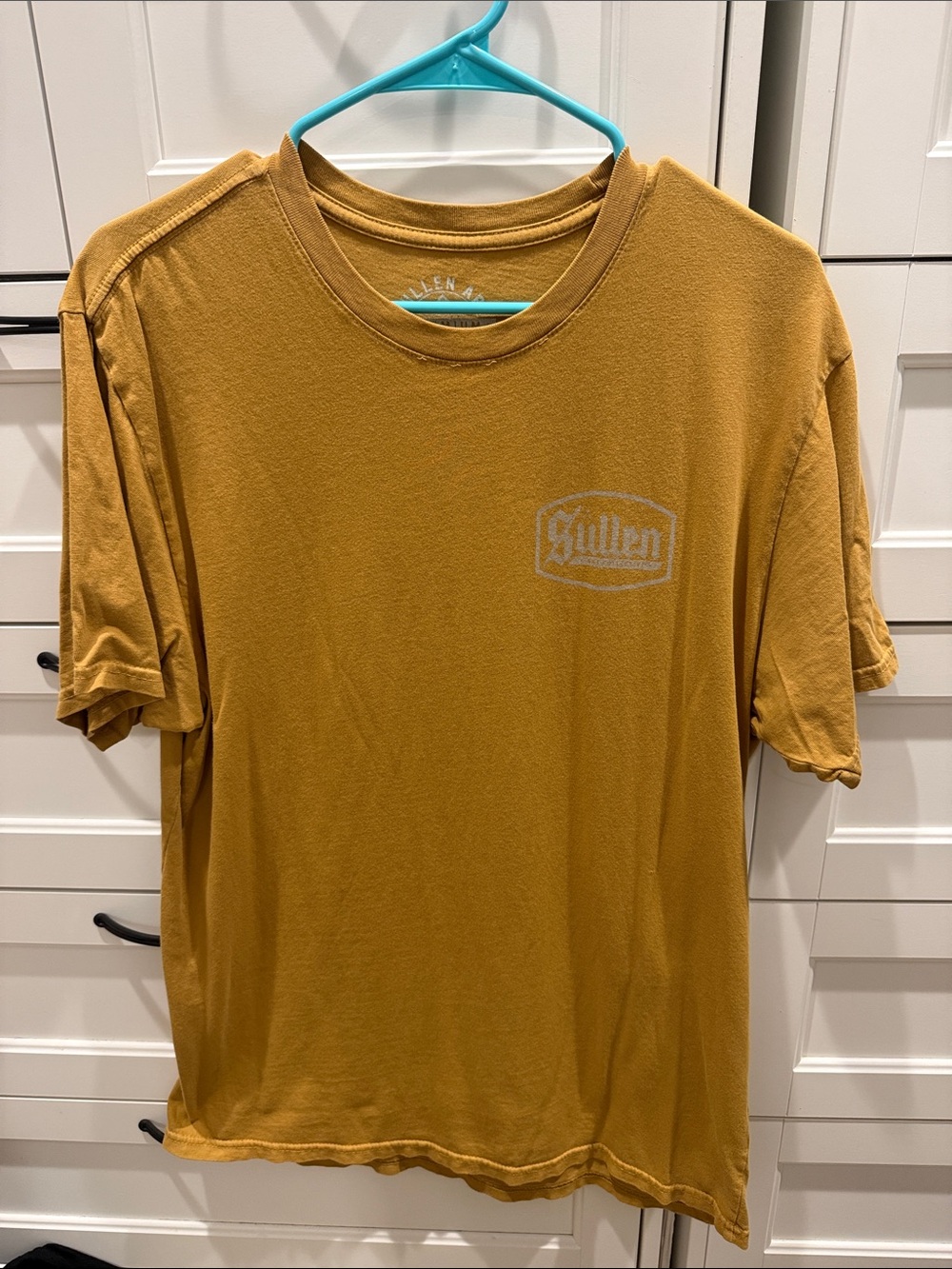 Gillen Mustard Short-Sleeve Crew Neck Tee